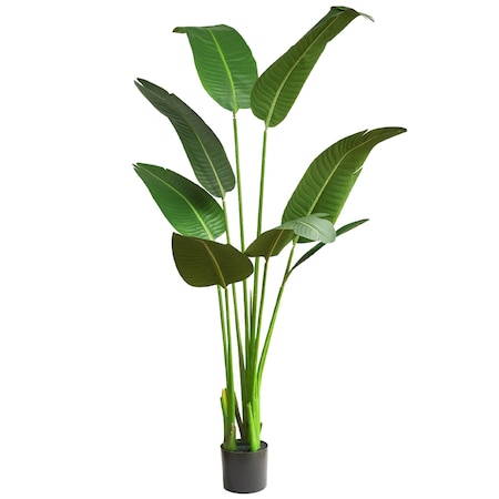 Forever Leaf 5 ft. Faux Bird of Paradise FL01102